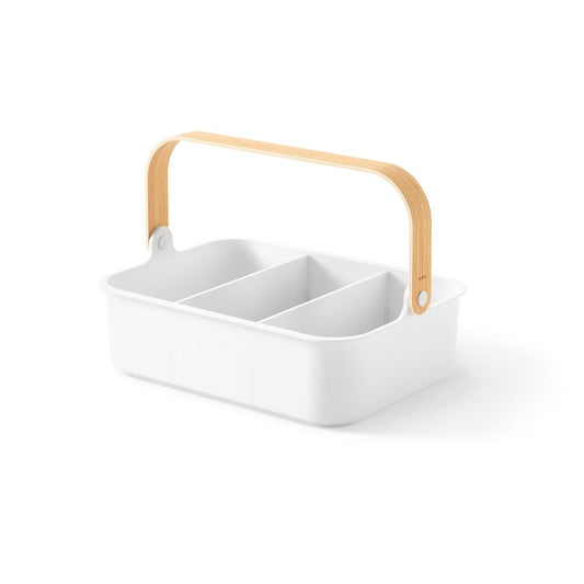 Umbra Bellwood Stackable Bin Large White/Natural