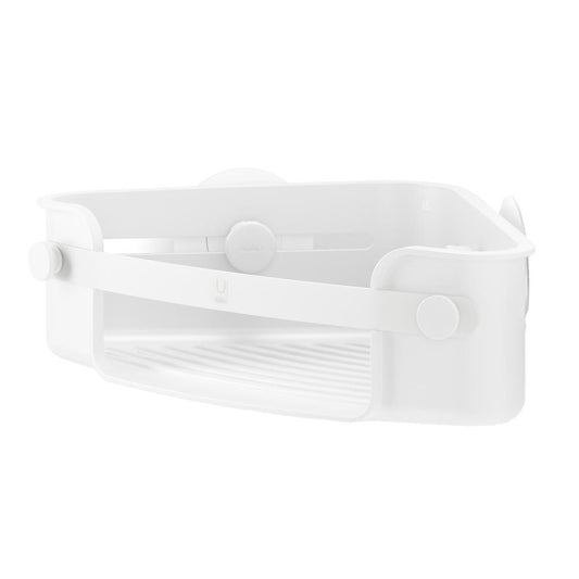 Umbra Flex Adhesive Corner Bin White