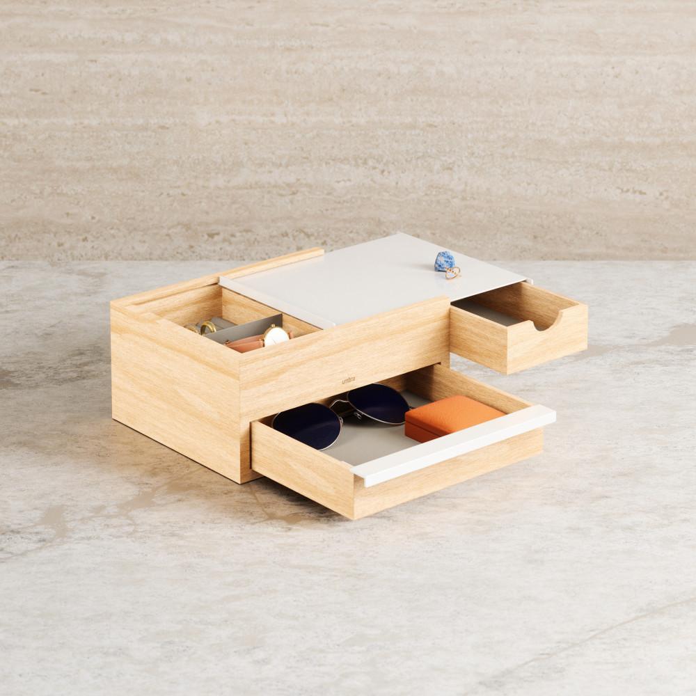 Umbra Stowit Storage Box White/Natural