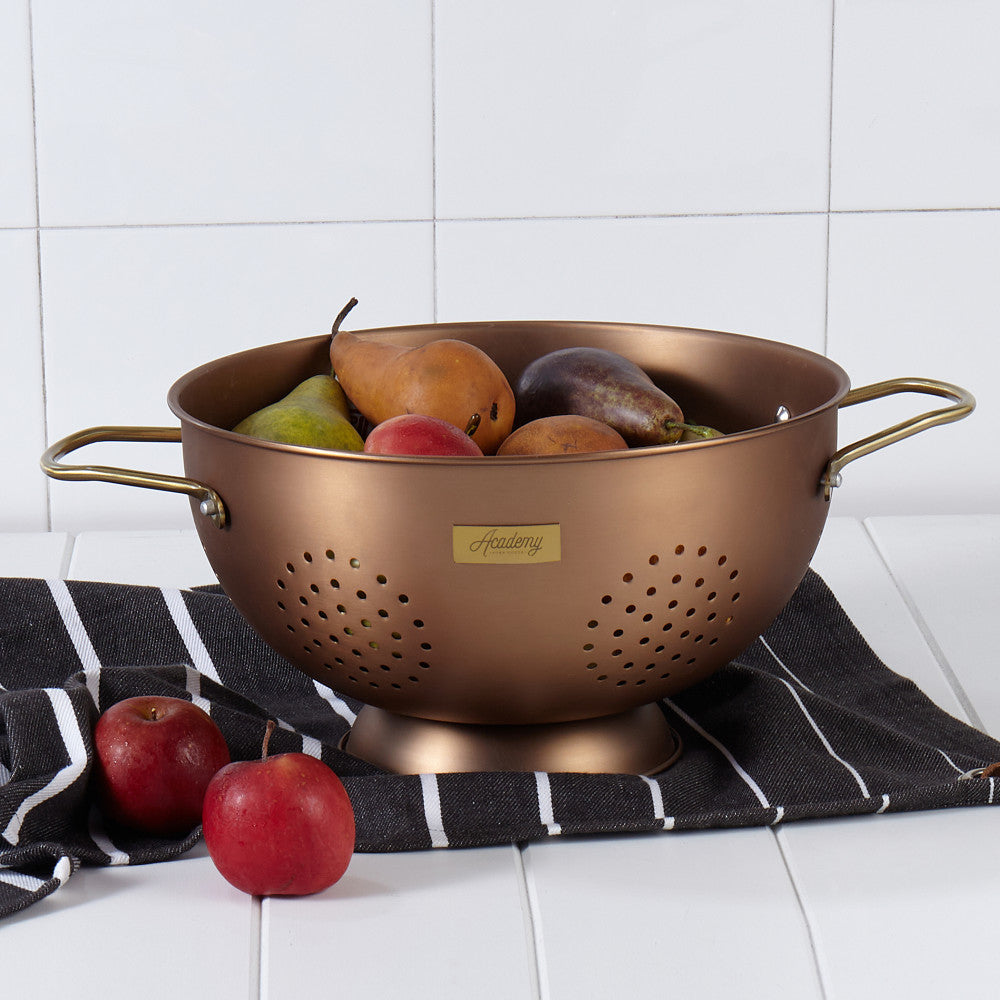 Academy Edwin Copper & Brass Colander