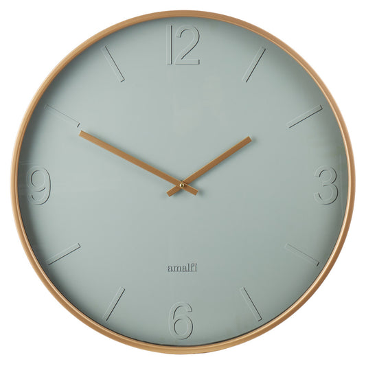 Amalfi Modern Green Wall Clock