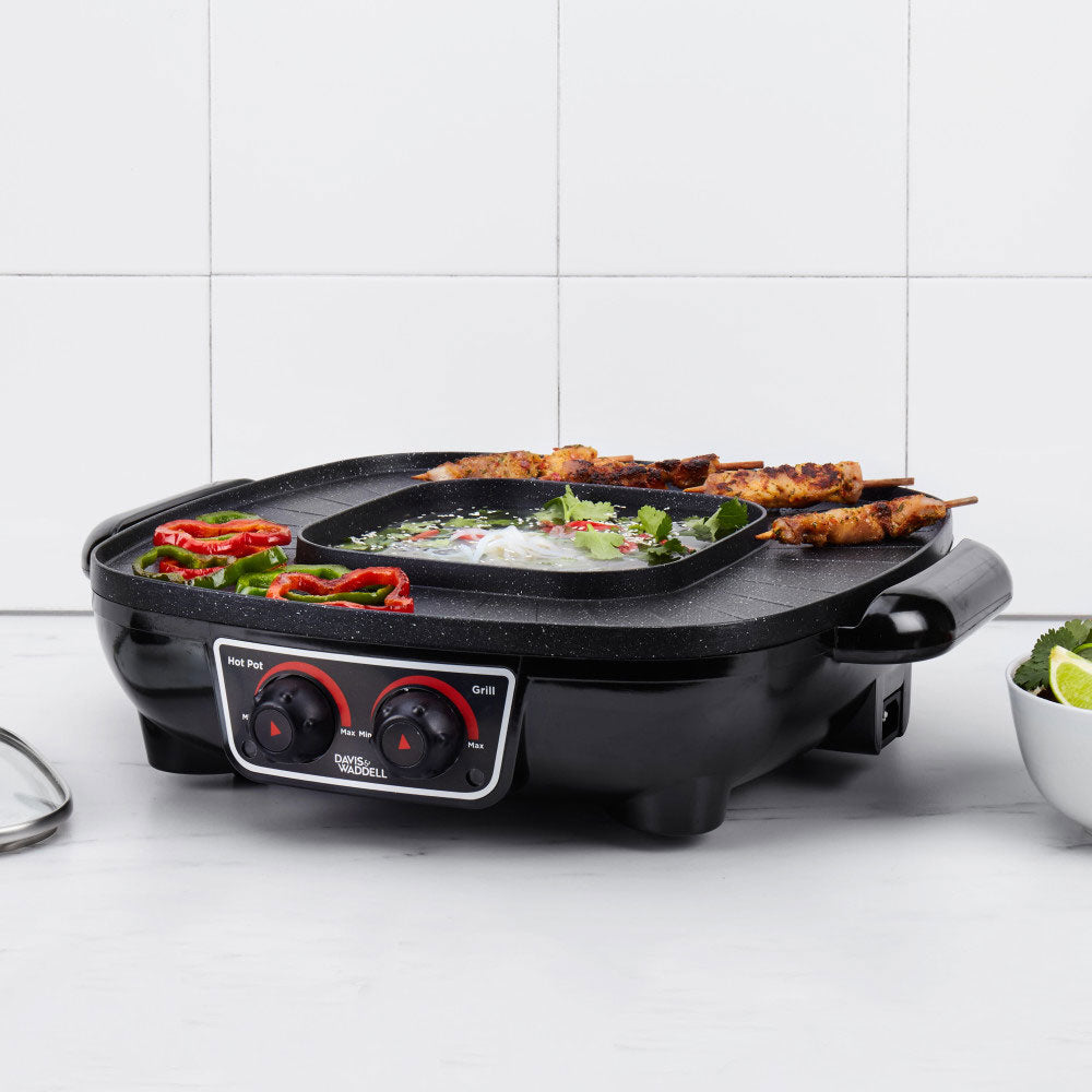 Davis & Waddell 2 in 1 Steamboat Hotpot and Grill