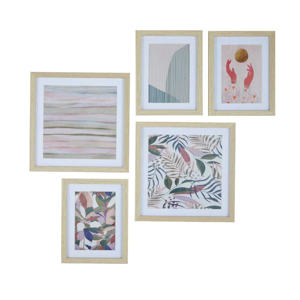 Emporium Zen Gallery Set of 5 Wall Art