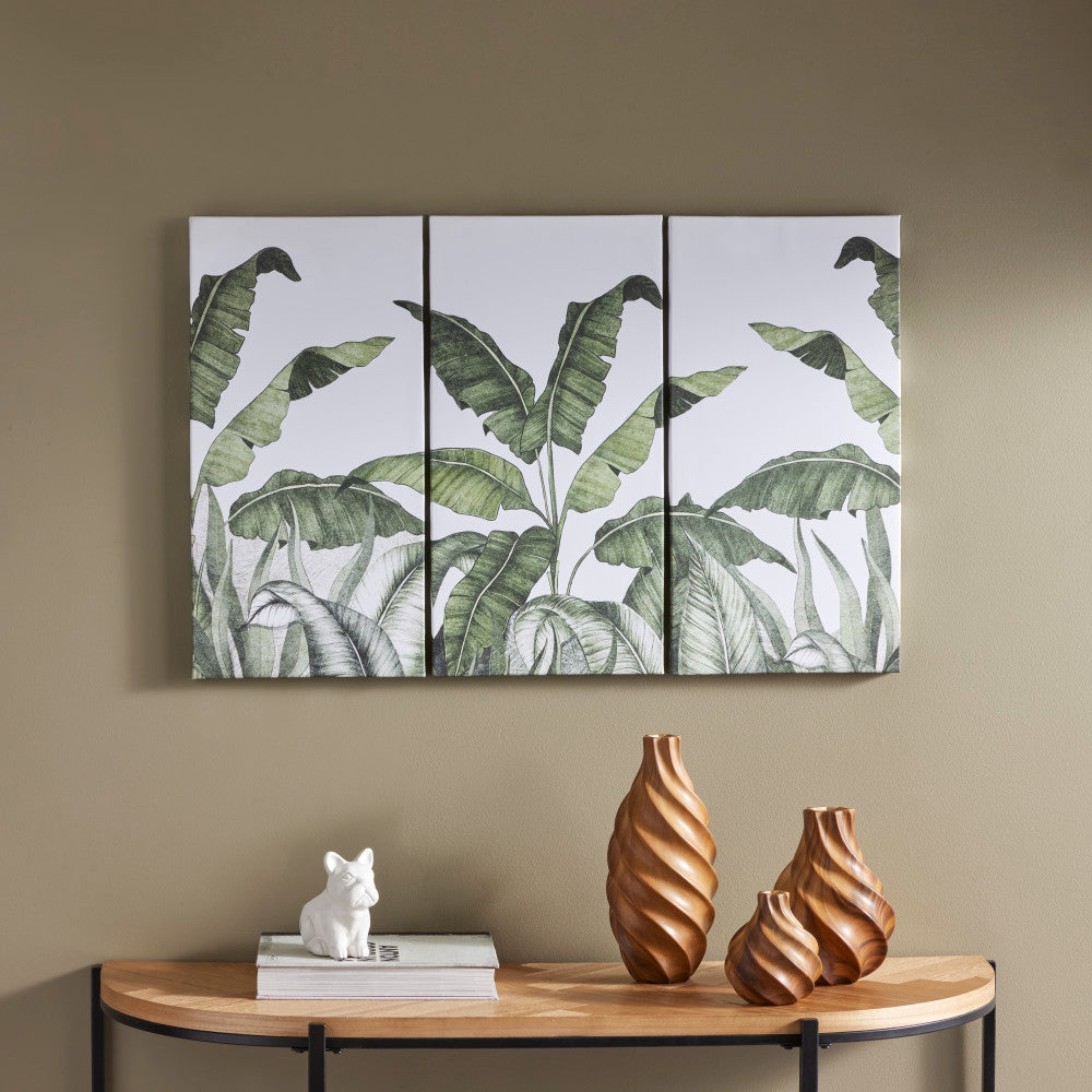 Emporium Palm Leaf Set of 3 Wall Art