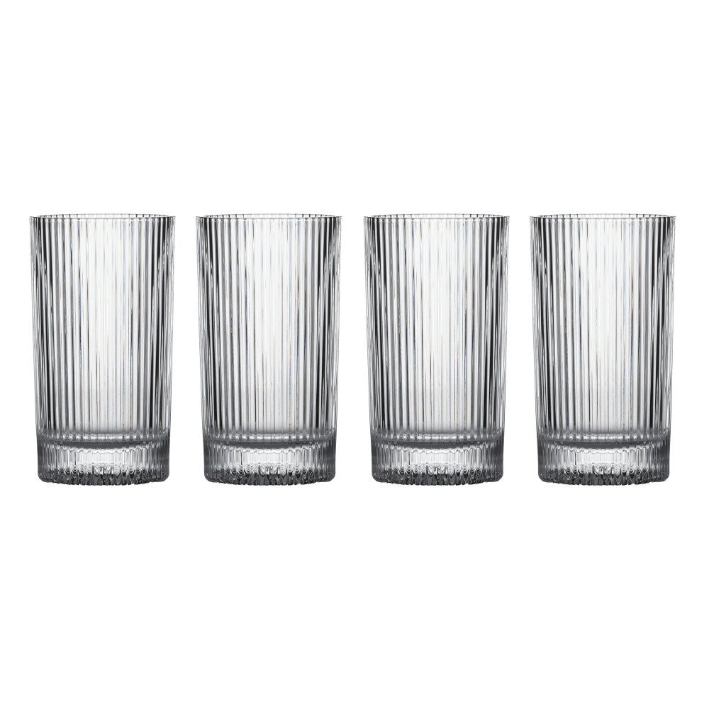 Davis & Waddell Ascot Set of 4 Highball Glasses 370ml