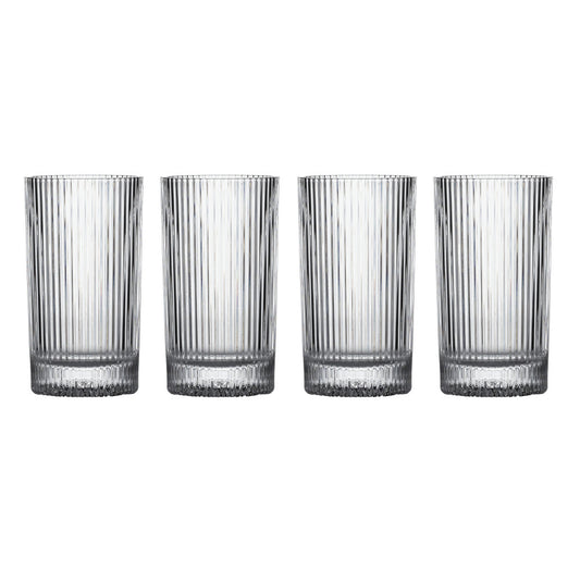 Davis & Waddell Ascot Set of 4 Highball Glasses 370ml