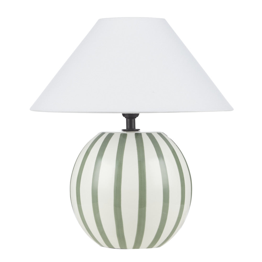 Emporium Arya Stripe Ceramic Table Lamp