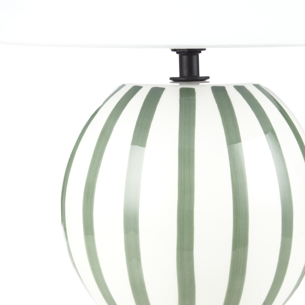 Emporium Arya Stripe Ceramic Table Lamp