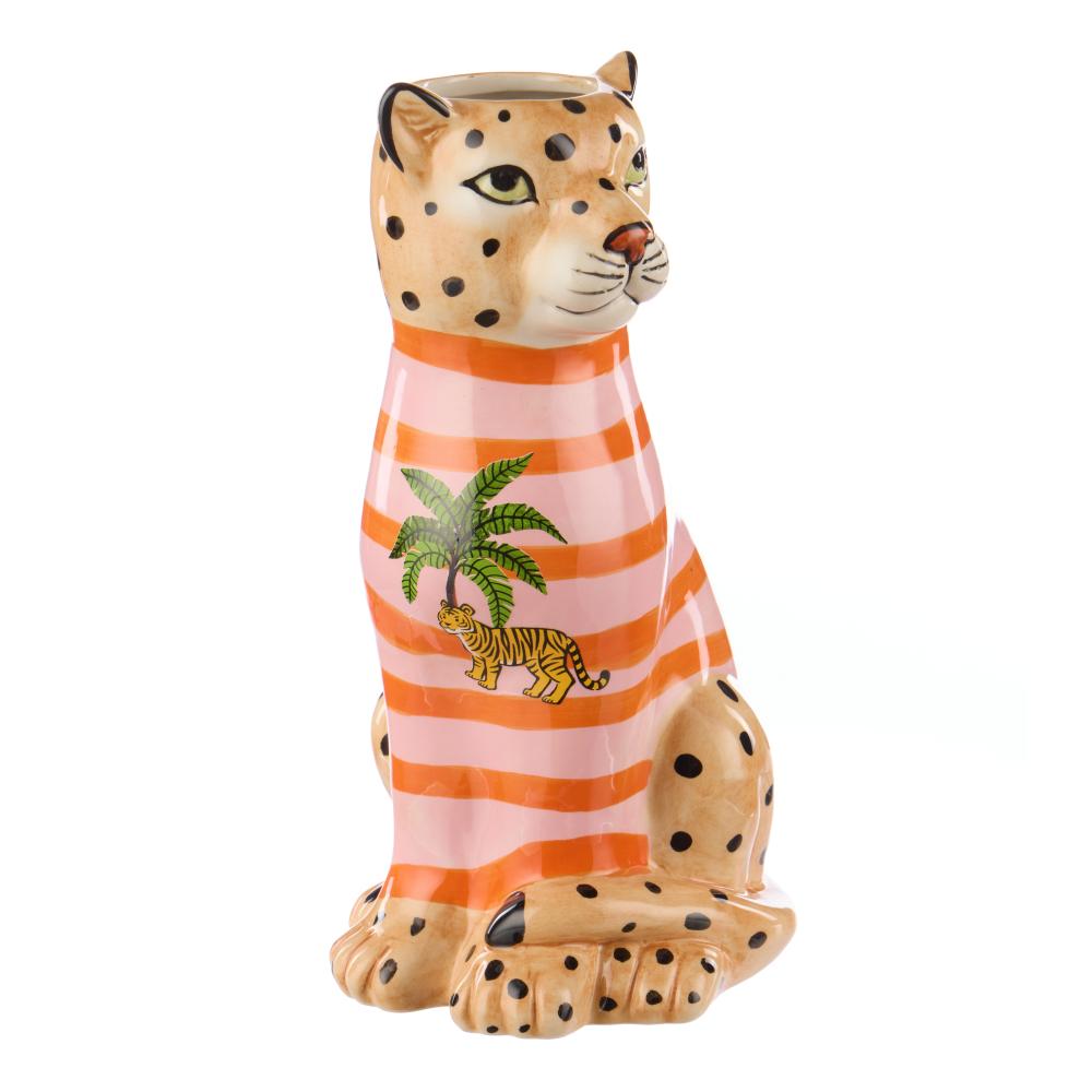 Emporium Pierson Leopard Vase in Pink at MyHouse