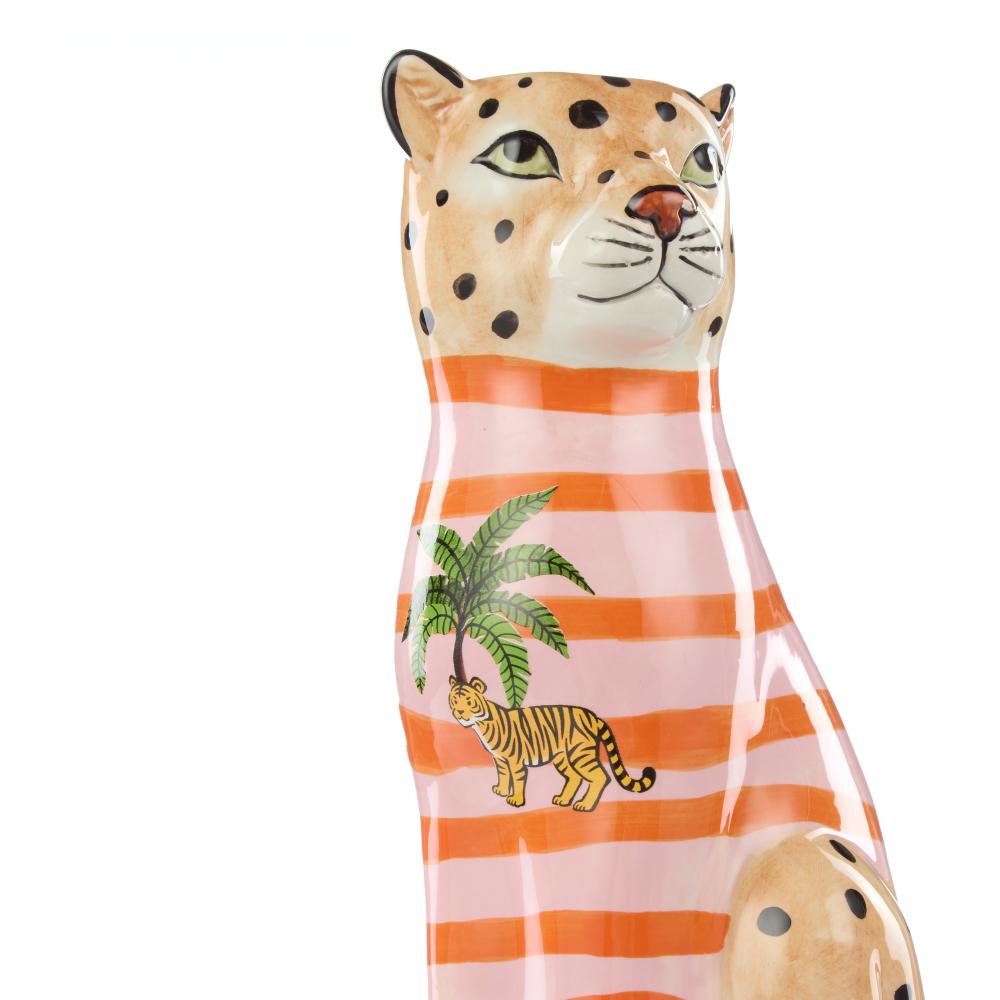 Emporium Pierson Leopard Vase in Pink at MyHouse