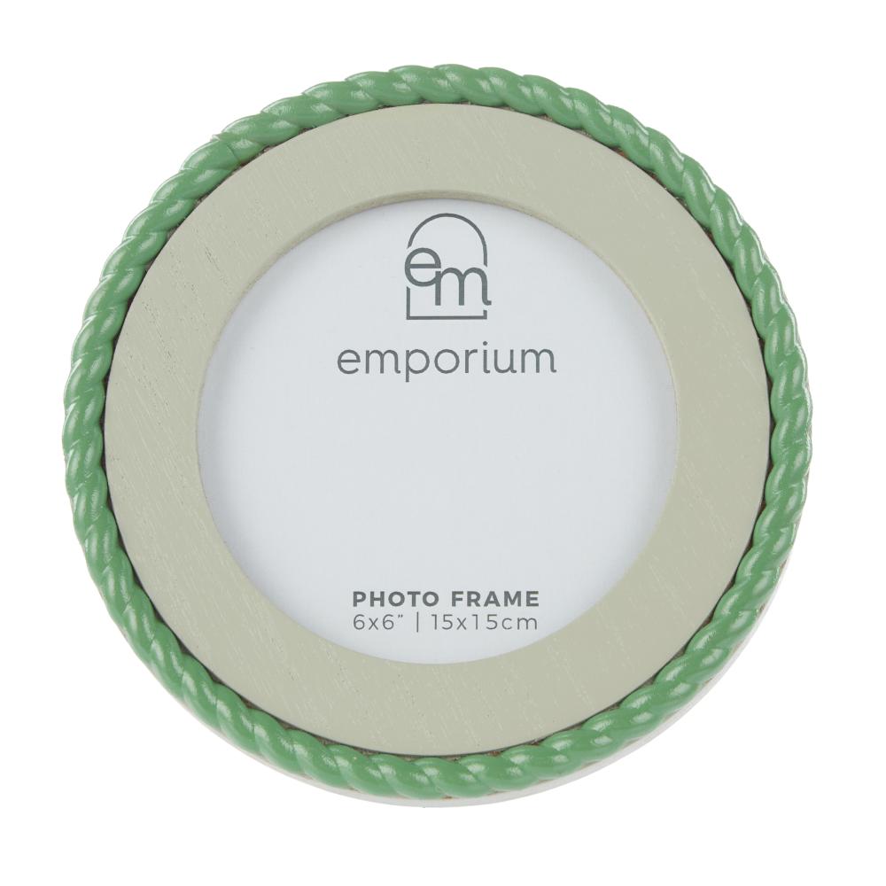 Emporium Bec Round Photo Frame in Green at MyHouse