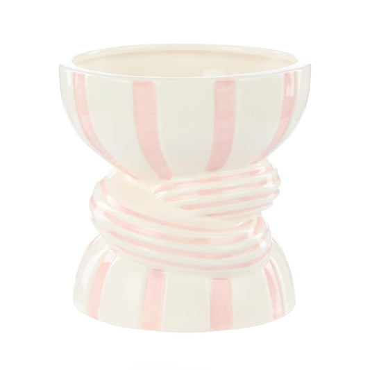 Emporium Lulu Collection Twist Stripe Vase in Pink at MyHouse