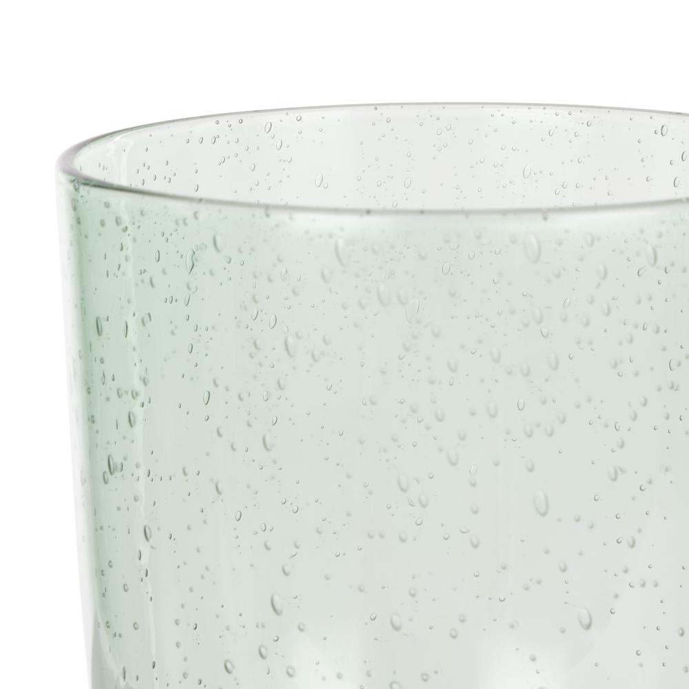 Davis & Waddell Saltara Set Of 4 Bubble Glass Goblets 330ml