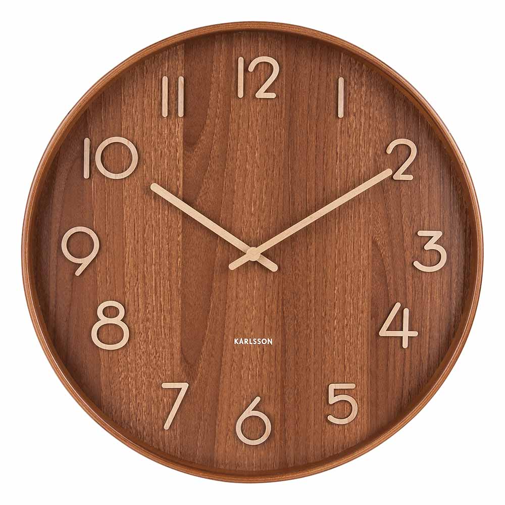 Karlsson Basswood Wall Clock natural at MyHouse