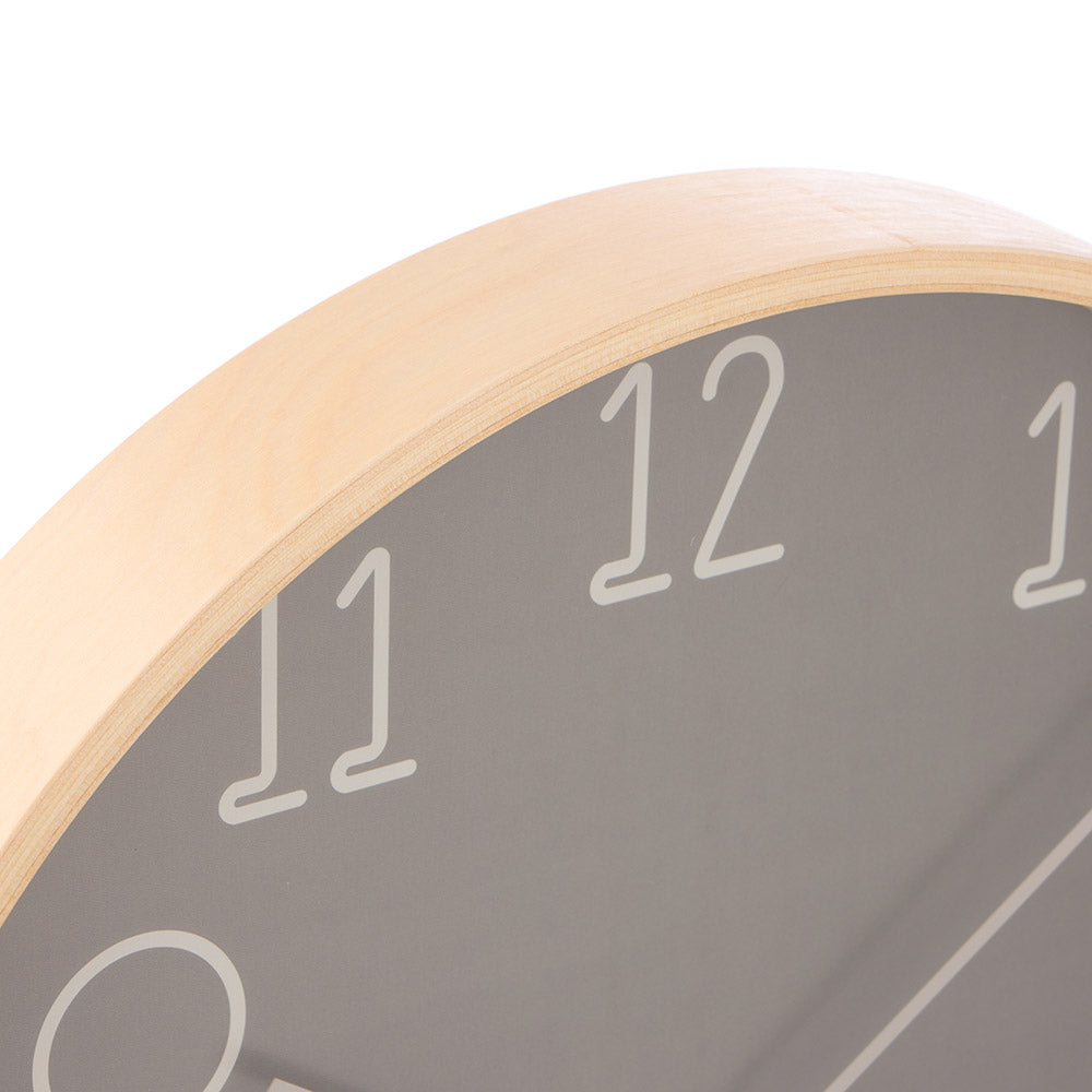 Karlsson Sencillo Wall Clock 40cm dark Grey detail image at MyHouse