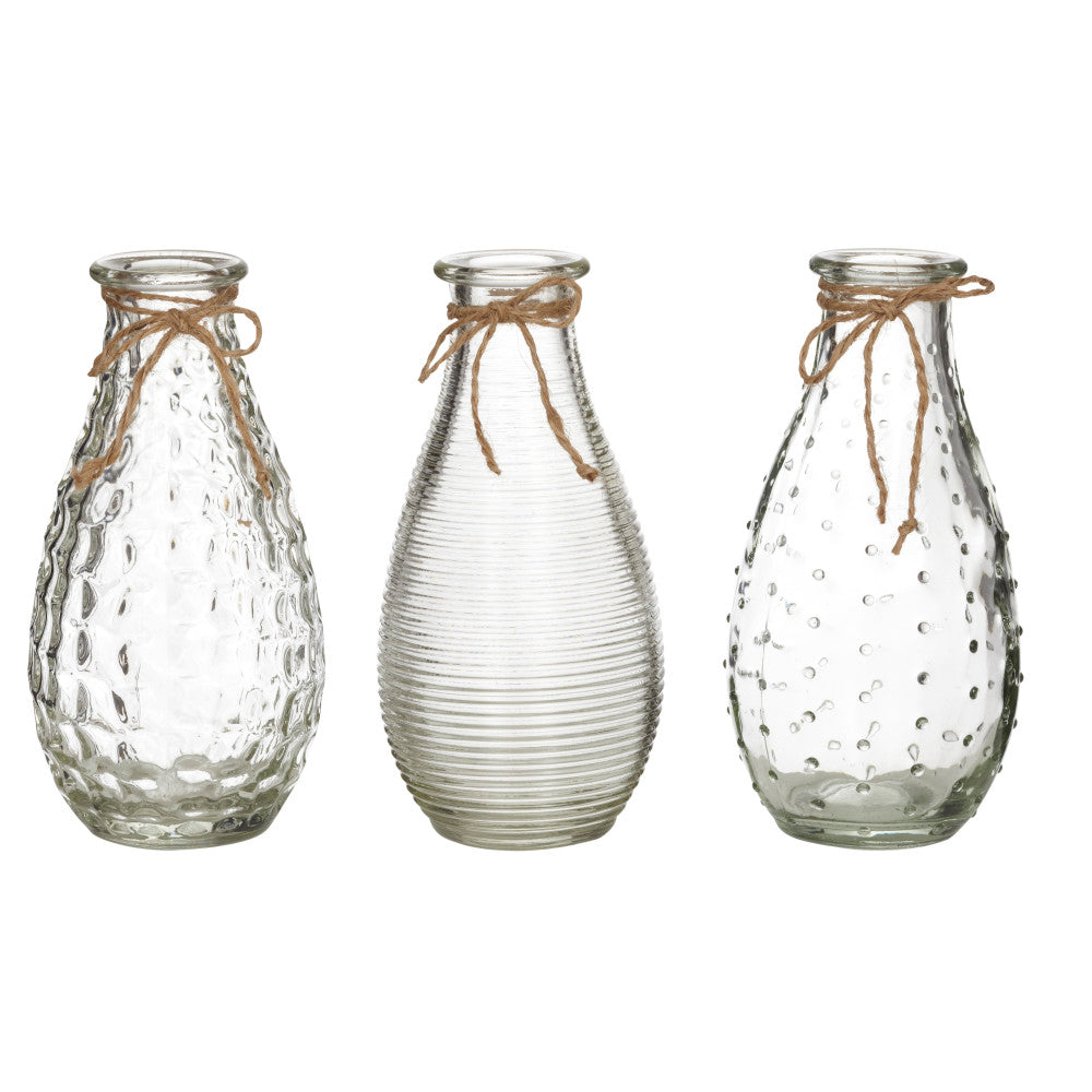 Emporium Set of 3 Sable Bottle Vases