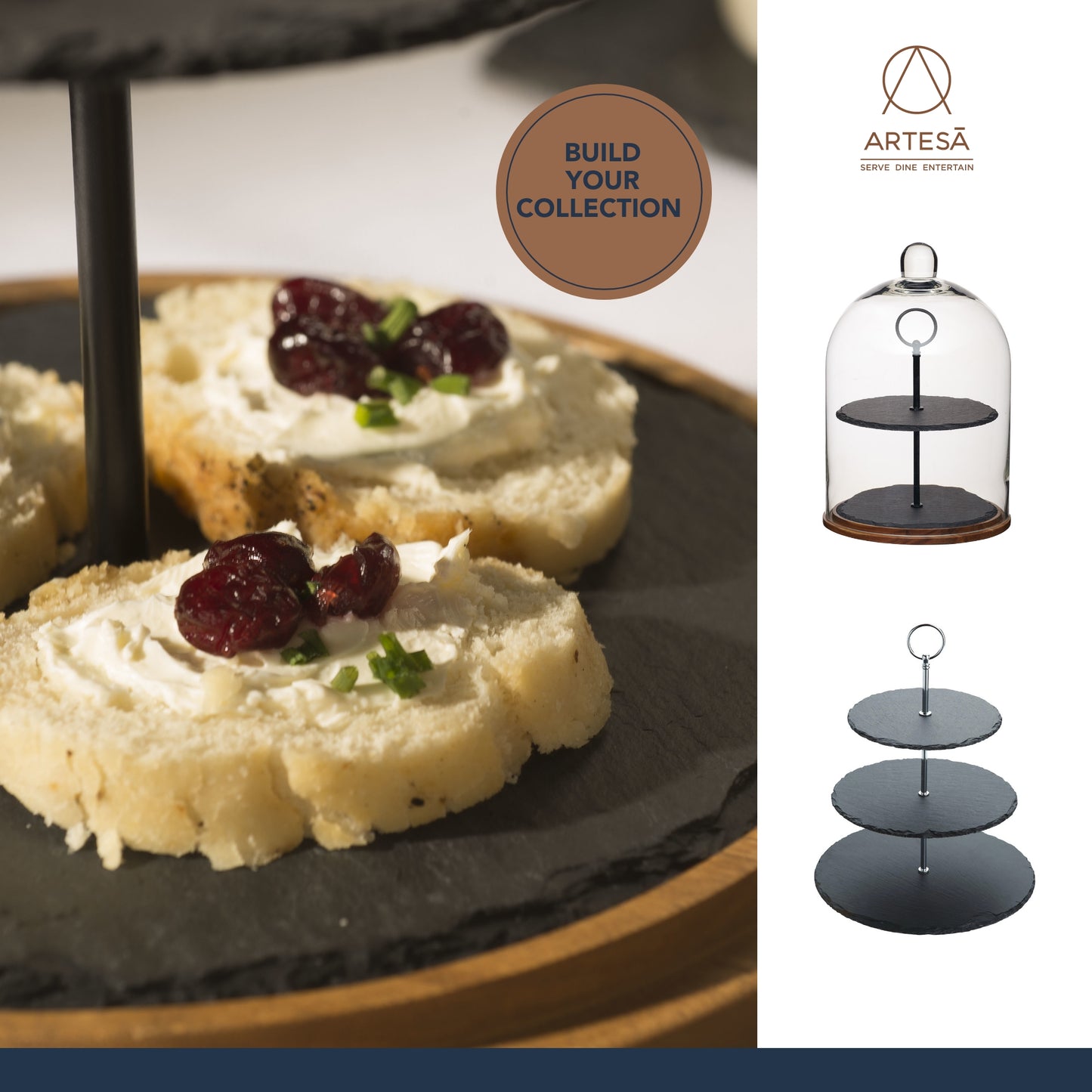 Artesa Two Tier Serving Set