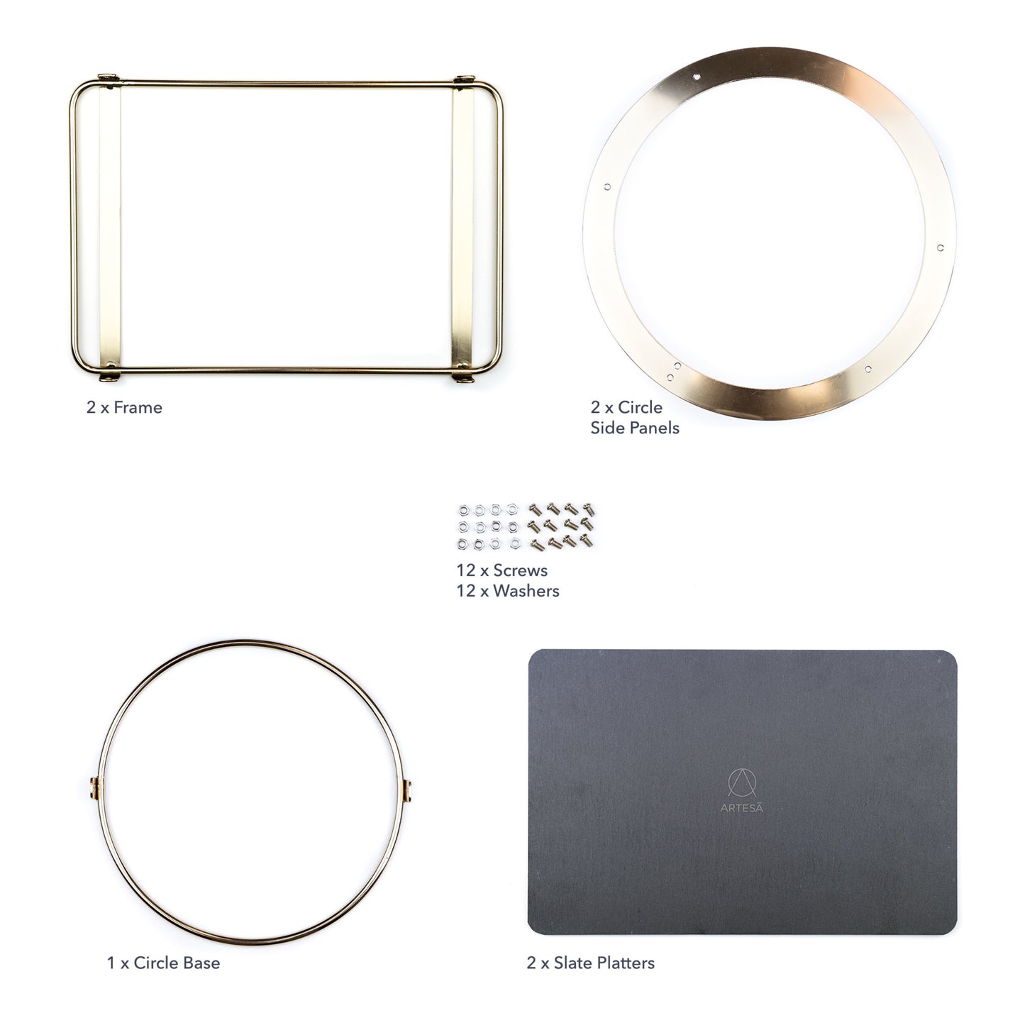 Artesa Wood Two Tier Serving Stand