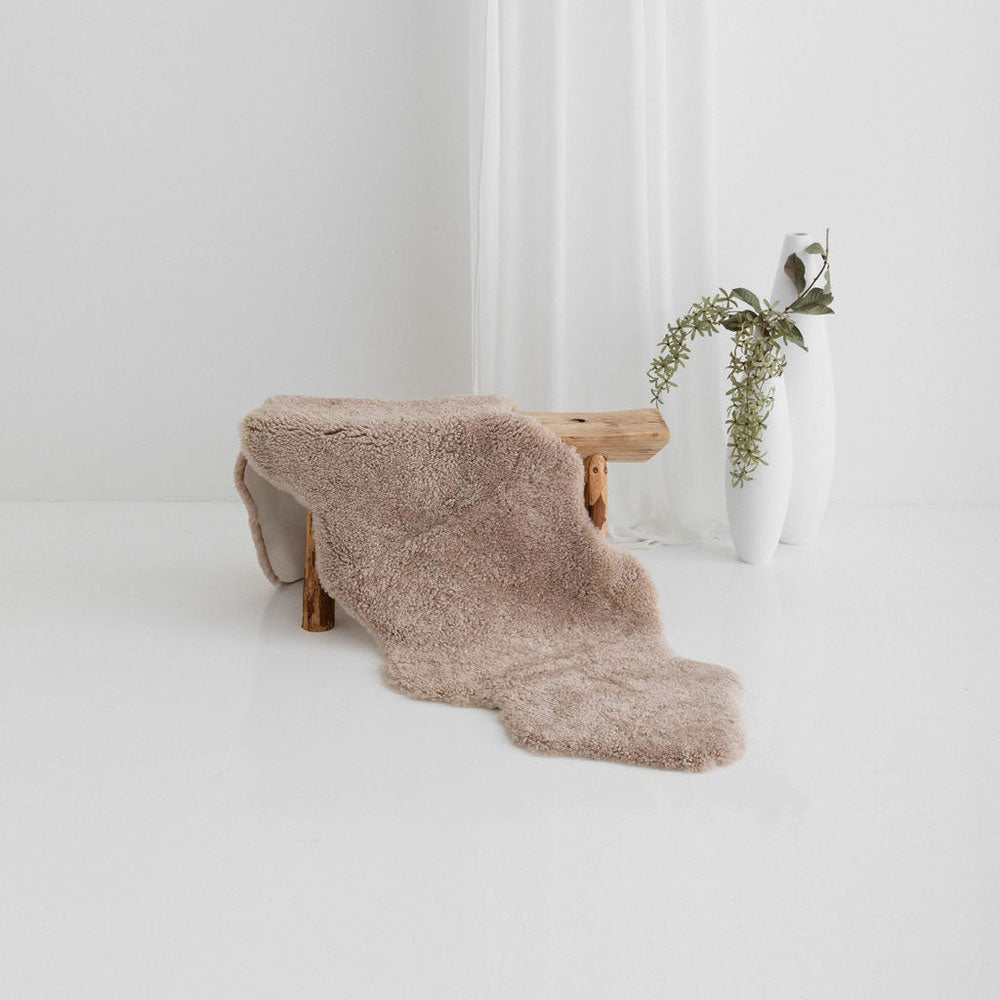 Fibre by Auskin Shorn Curly Double Rug 180cm x 60cm