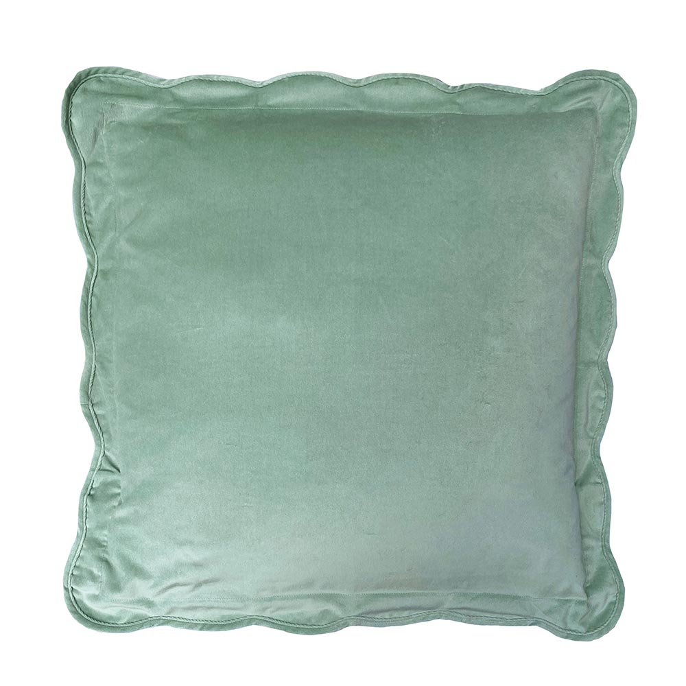 Laura Ashley Somerford European Pillowcase Sage Green at MyHouse