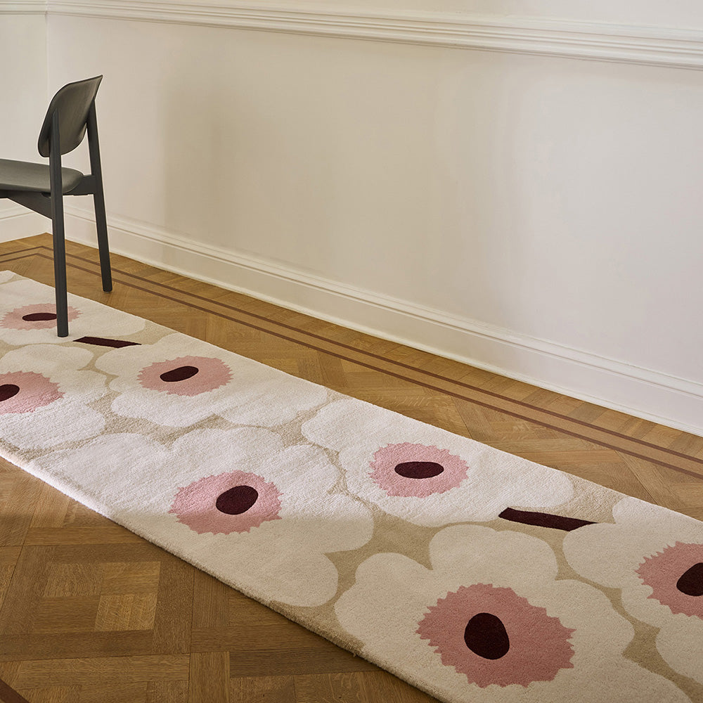 Marimekko Unikko Rug Beige Pink