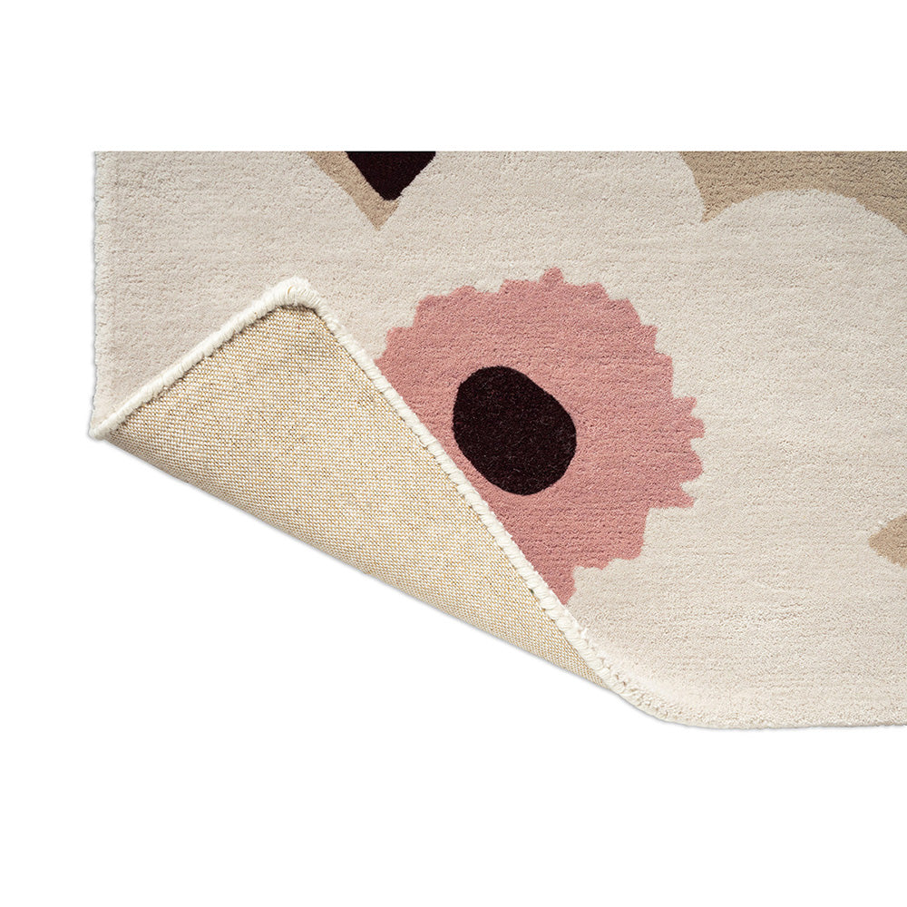 Marimekko Unikko Rug Beige Pink