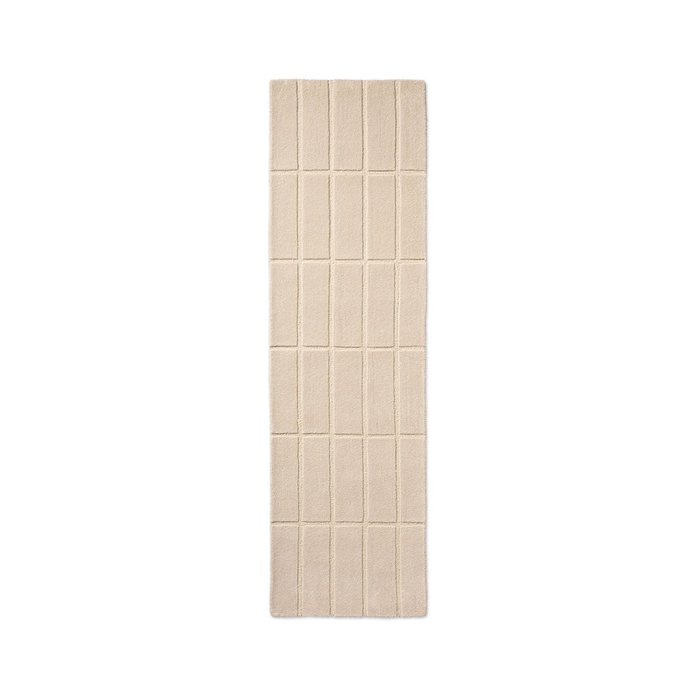 Marimekko Tiiliskivi Rug Natural White