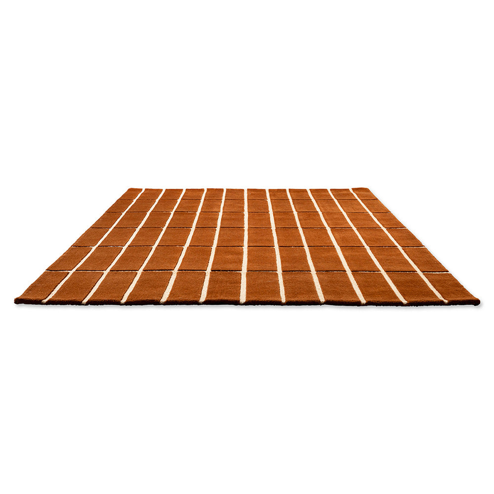 Marimekko Tiiliskivi Rug Brown
