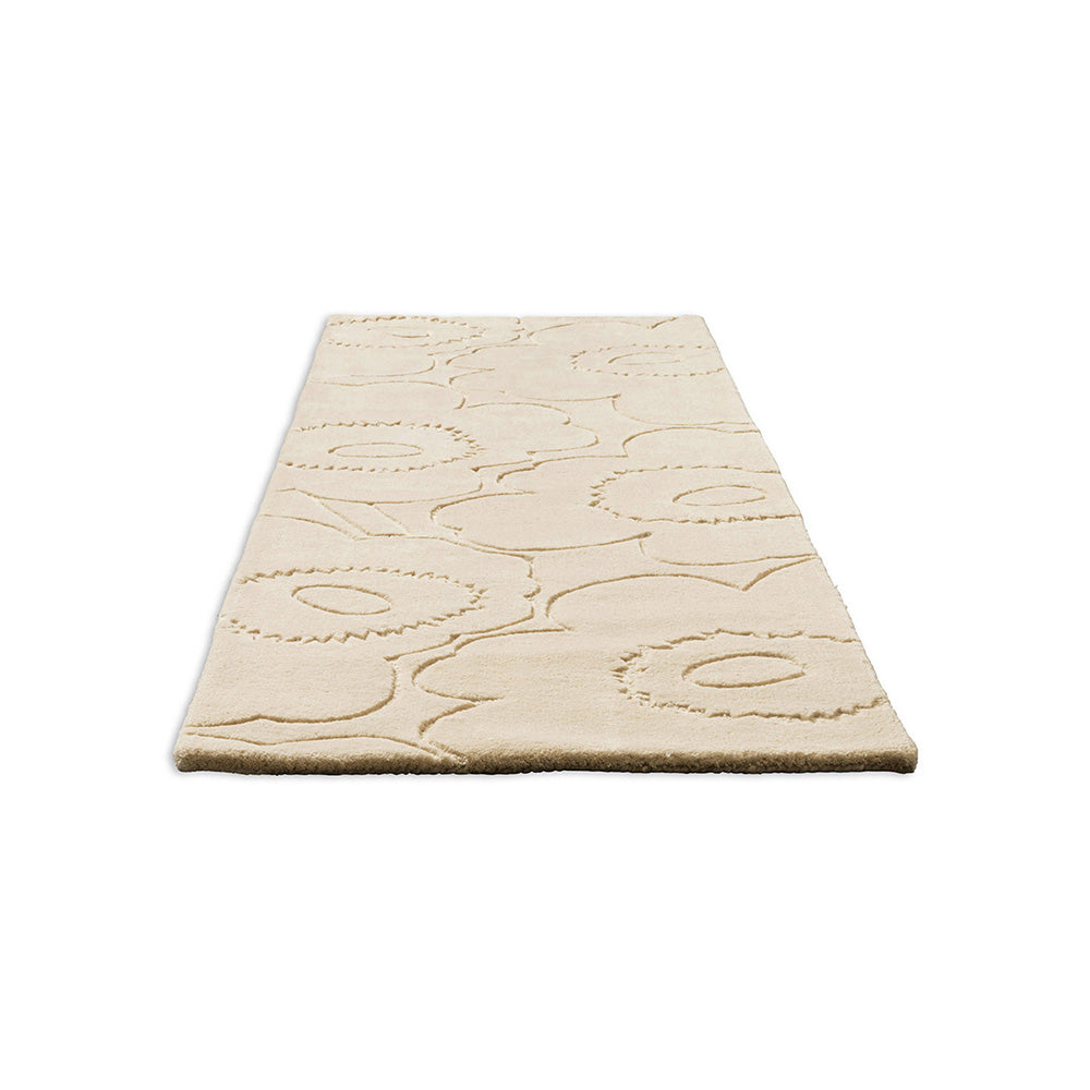 Marimekko Piirto Unikko Rug Natural White