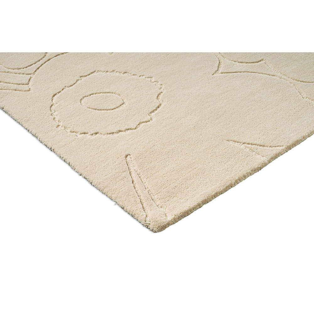 Marimekko Piirto Unikko Rug Natural White