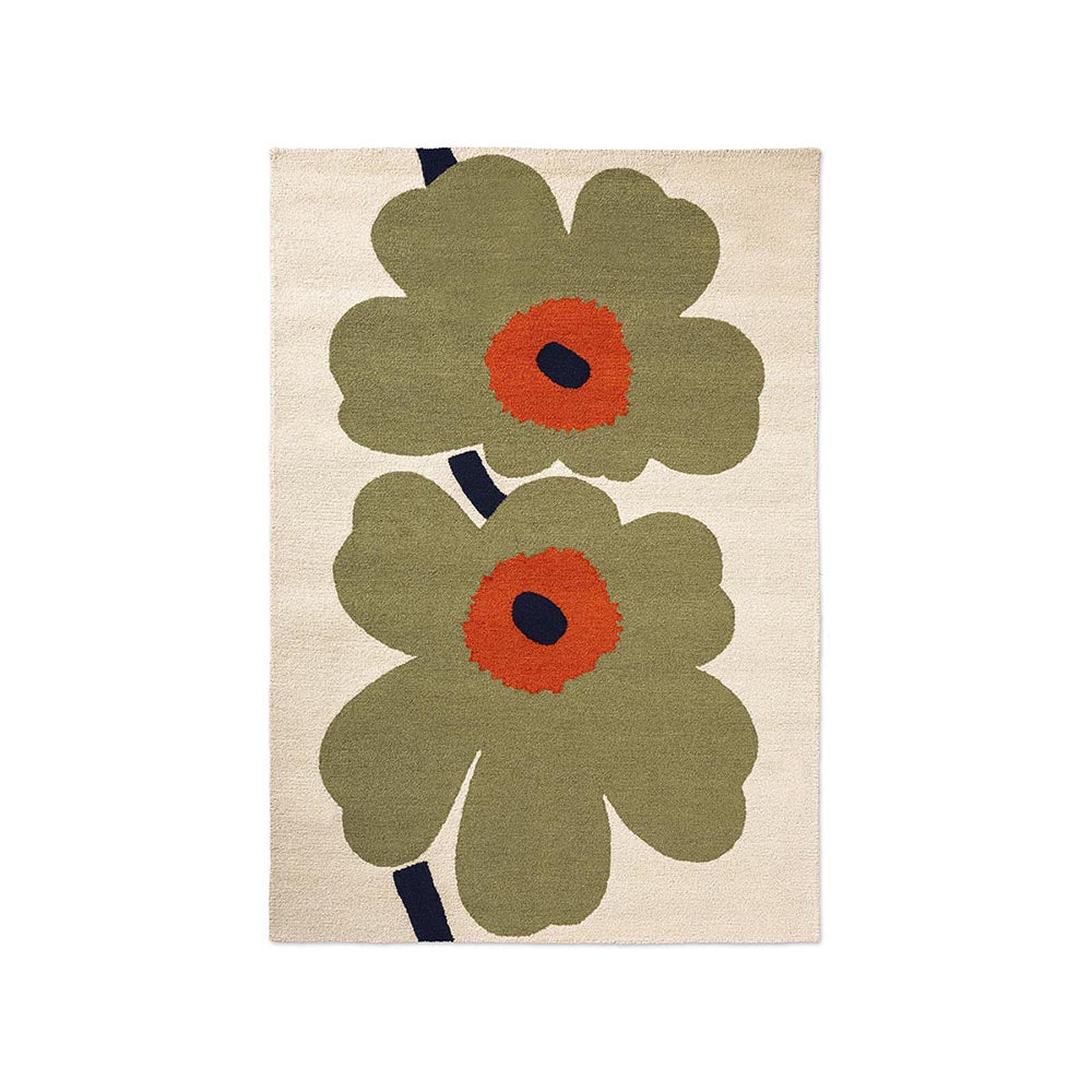 Marimekko Unikko Anniversary Outdoor Rug Dusty Green