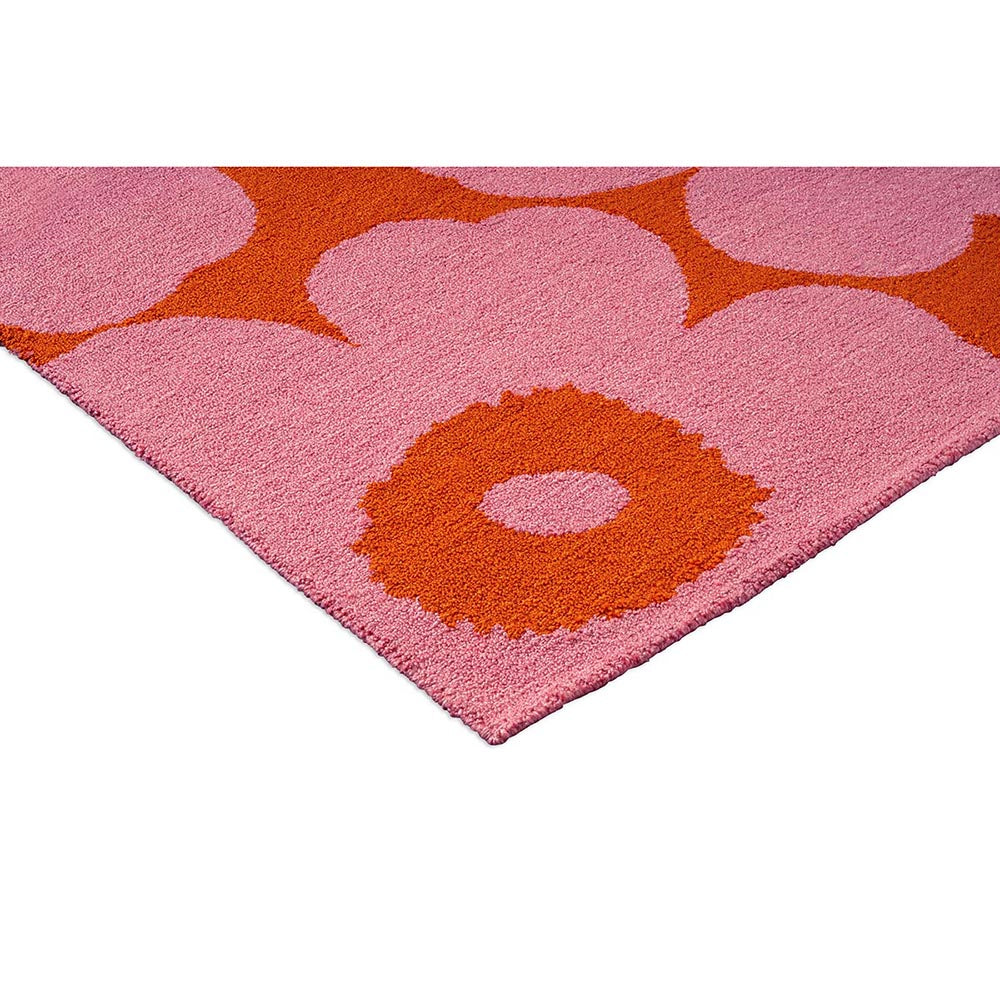 Marimekko Unikko Outdoor Rug Pink Orange