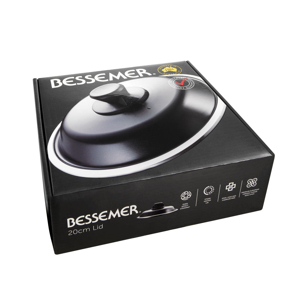 Bessemer Universal Lid 20cm Black