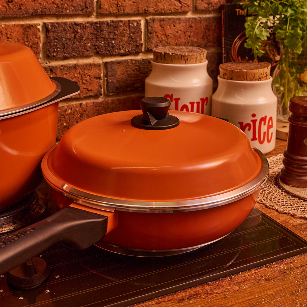 Bessemer Frypan 24cm Orange