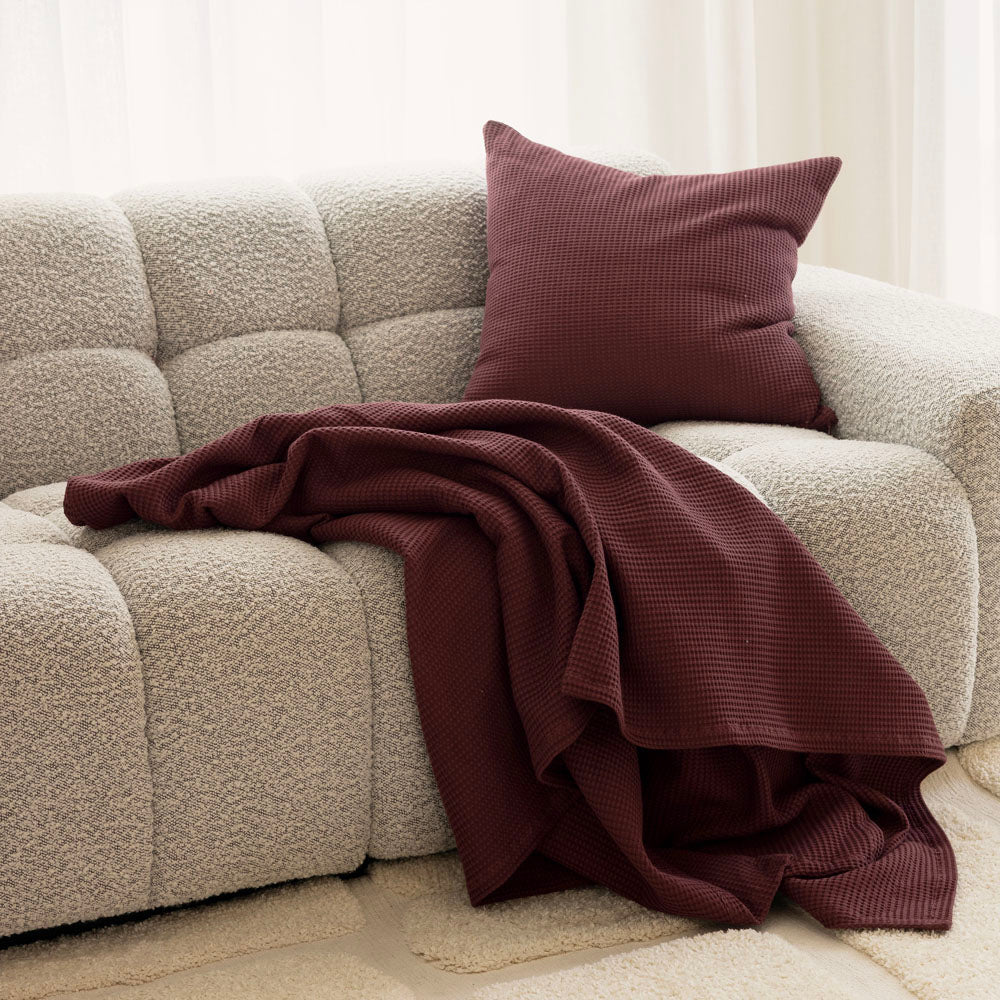 Bambury Milo Waffle Throw