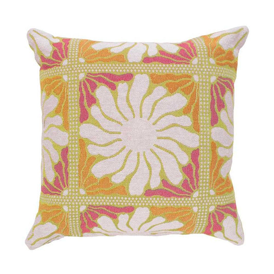 Bambury Zinnia Square Cushion Sorbet