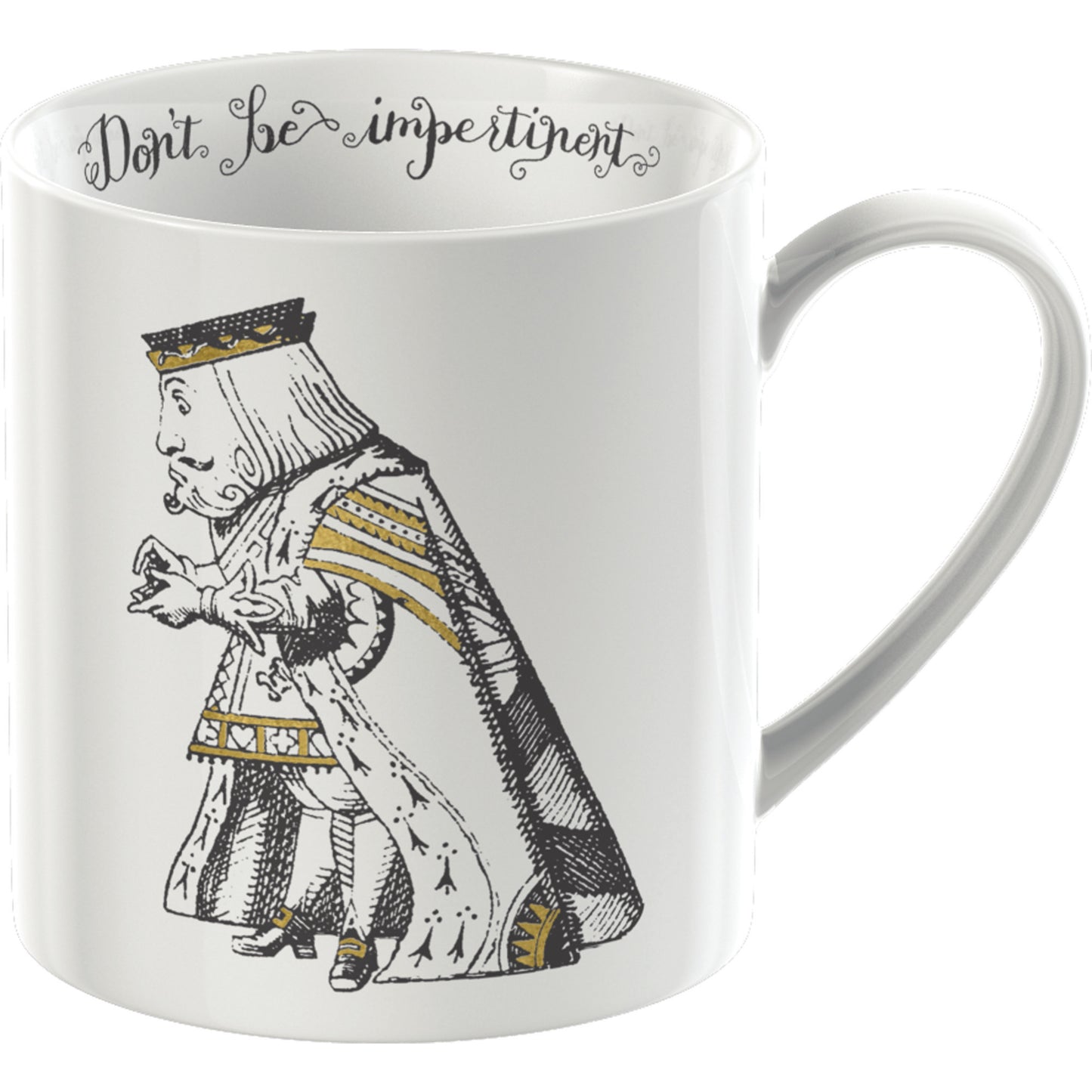 Mikasa x V&A Alice in Wonderland Set of 2 His & Hers Mugs 350ml