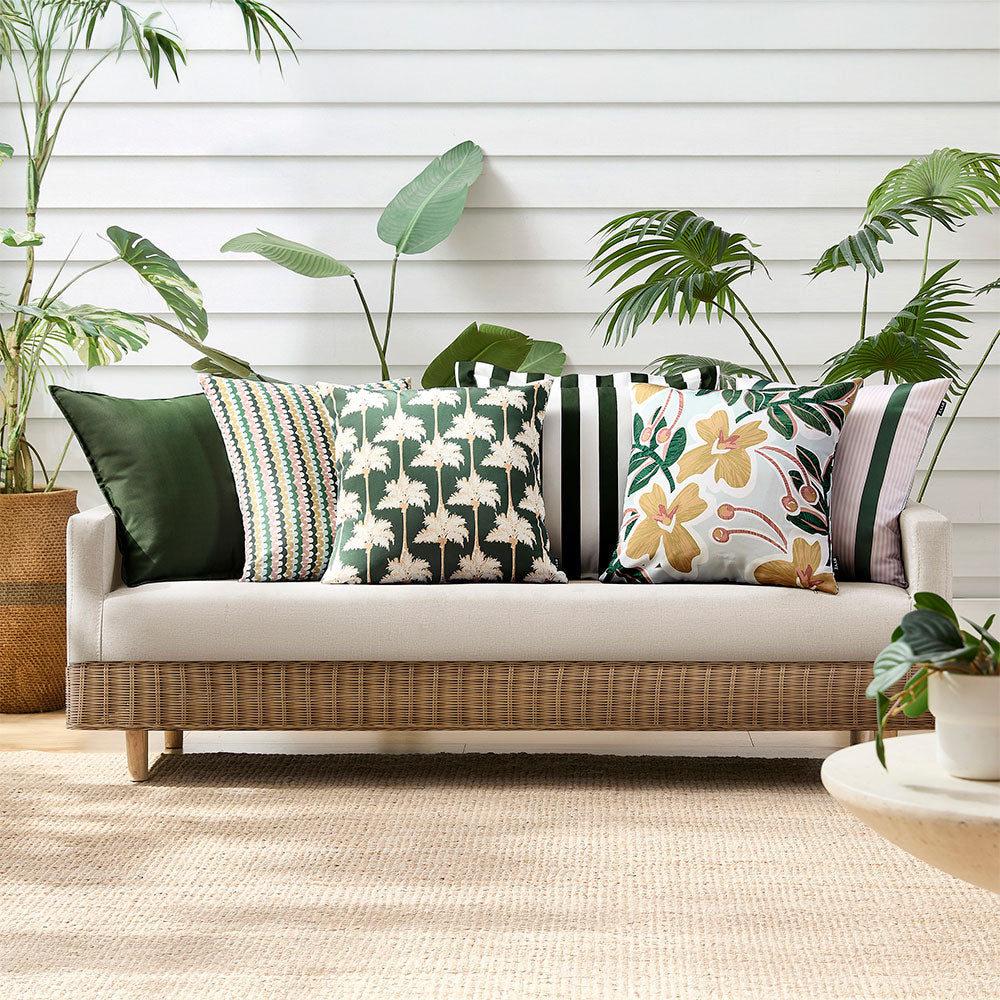 Casa Hibiscus Filled Outdoor Cushion