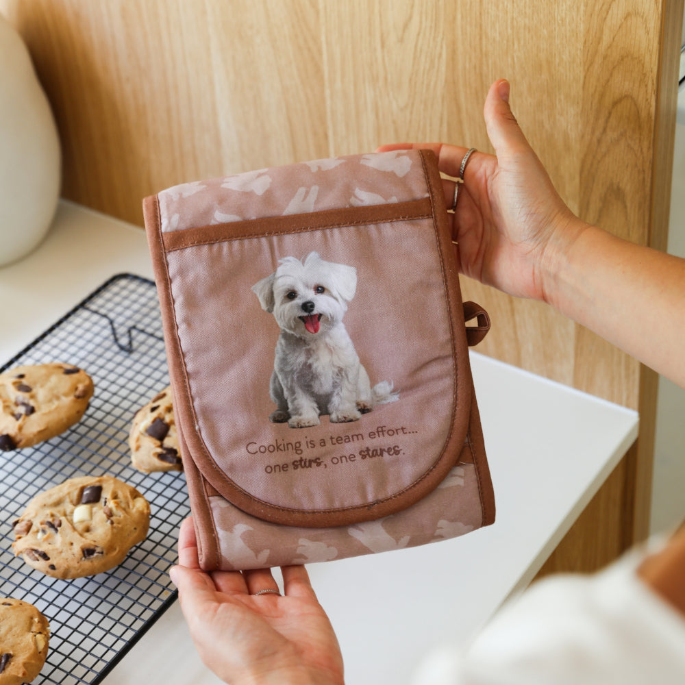 Splosh Cooks Companion Maltese Oven Mitt