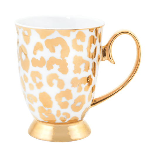 Cristina Re Louis Leopard Gold Mug