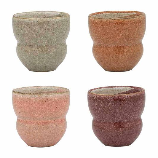 Ecology Galet Set of 4 Espresso Cups 90ml Assorted at MyHouse