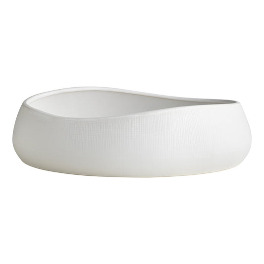 Ecology Bisque Oval Bowl 30cm White