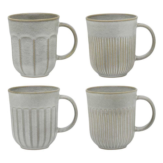 Ecology Chapel Set of 4 Mugs 330ml Blue at MyHouse