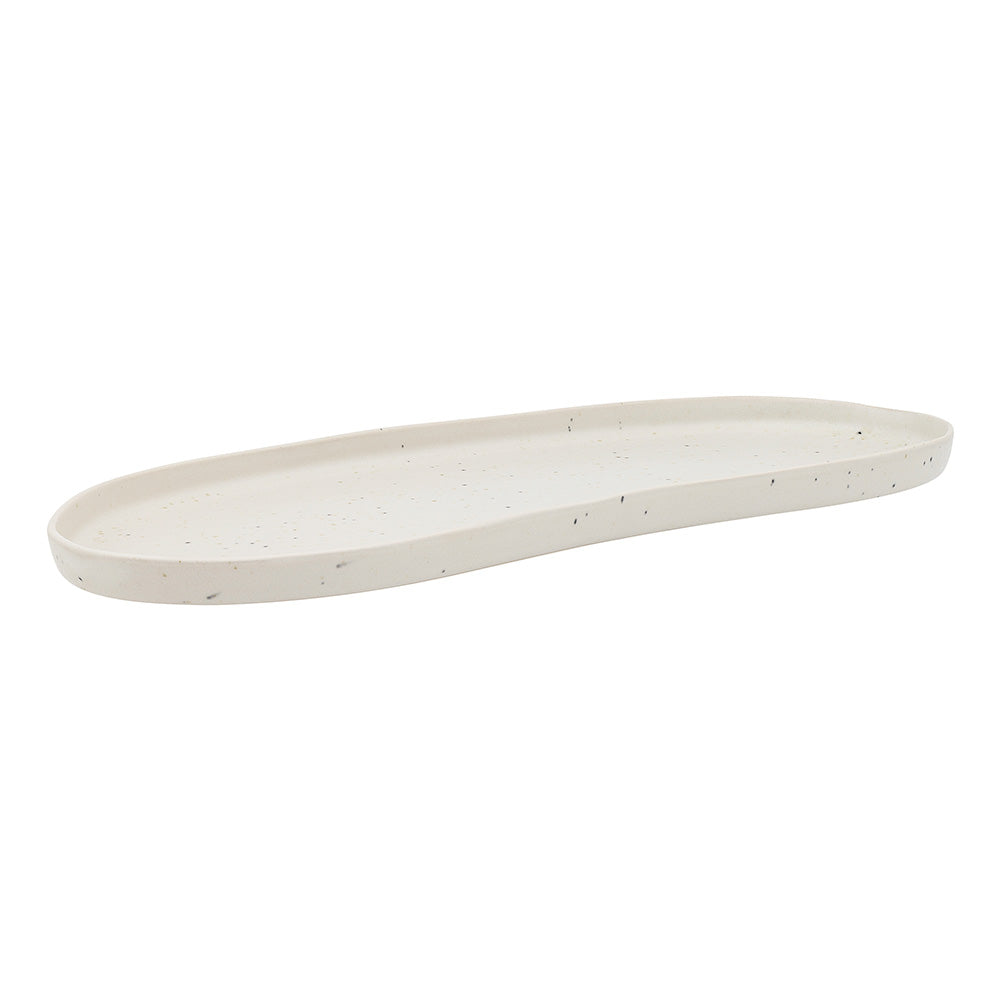 Ecology Domus Oblong Plate 35cm Ecru