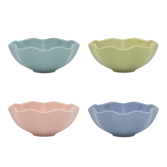 Ecology Ruffle Set of 4 Dip Bowls 12cm