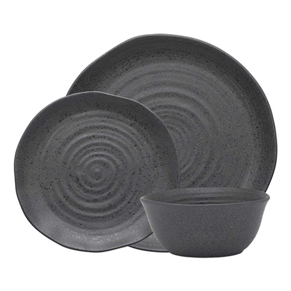Ecology Ottawa 12 Piece Dinner Set in Stone Grey at MyHouse