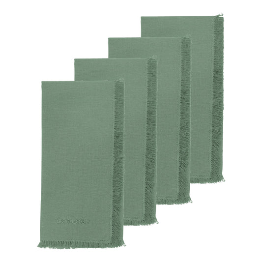 Ecology Fray Set Of 4 Napkins Midday