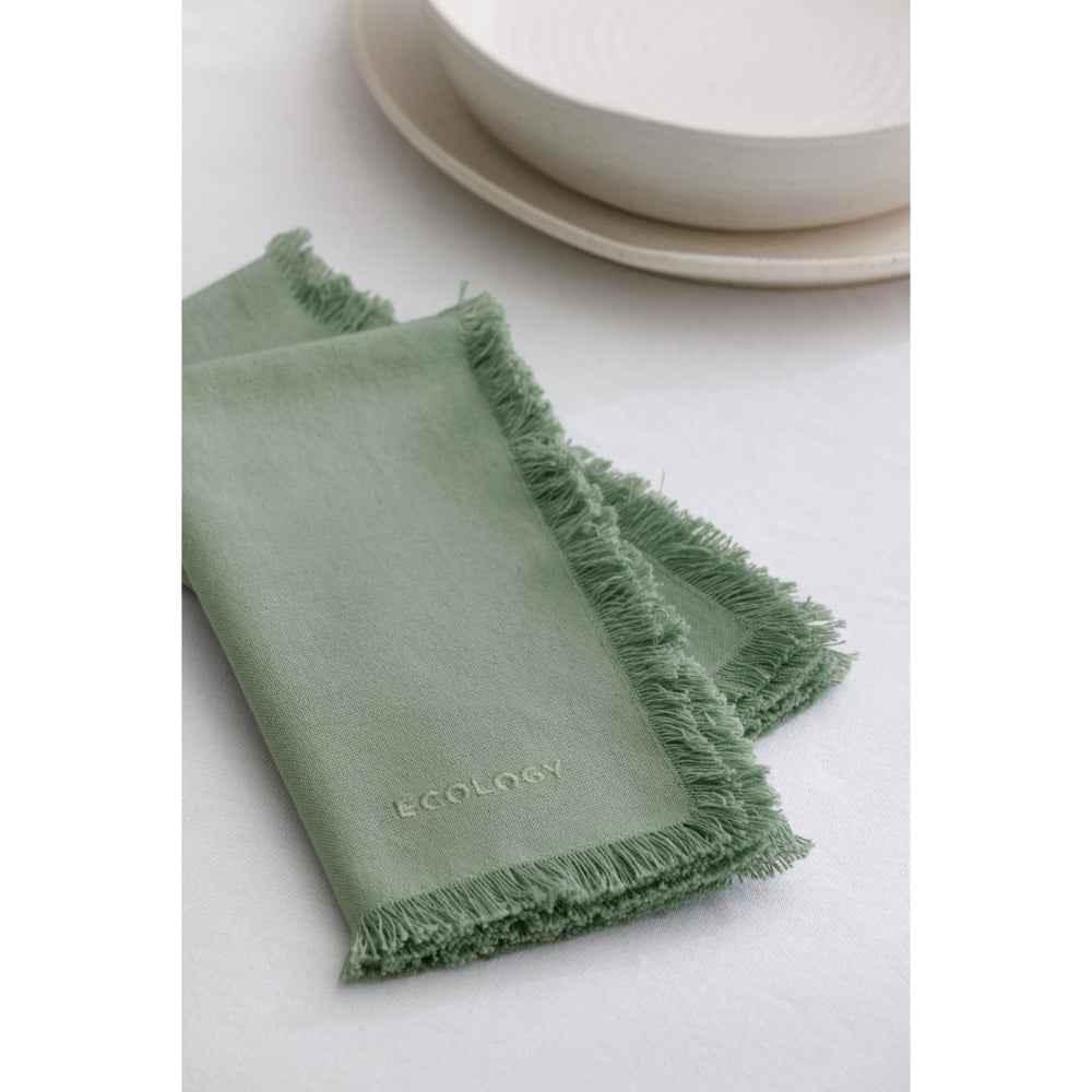 Ecology Fray Set Of 4 Napkins Midday