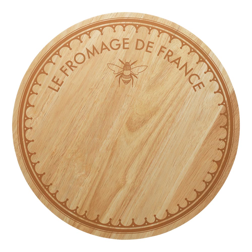 Porto LeFromage Round Wooden Cheese Board