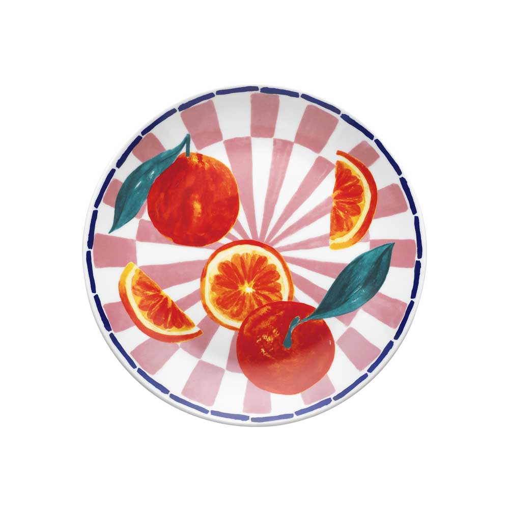 Porto Valentina Side Plate 20cm Tangerine at MyHouse